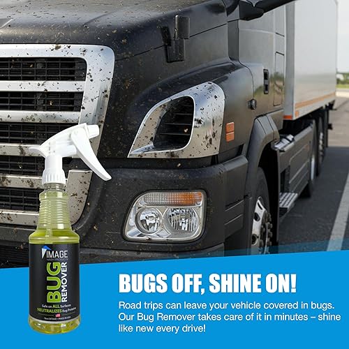 Miniatura 4 de Image Wash Products Removedor de insectos  16 oz  Limpiador removedor de proteínas para vehículos recreativoscochescamiones para detalles de