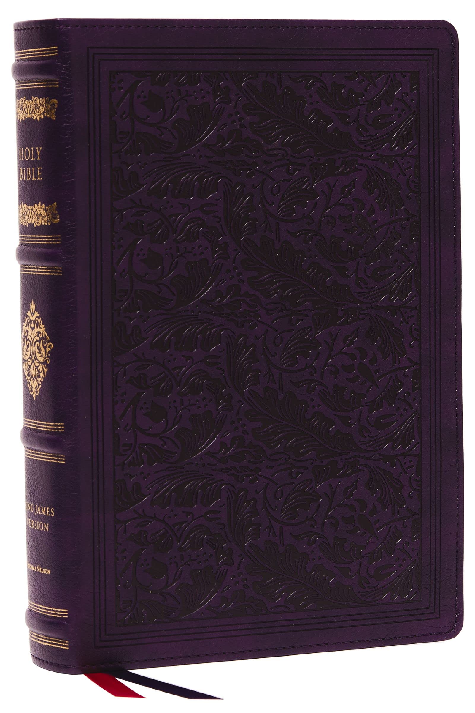 KJV, Wide-Margin Reference Bible, Sovereign Collection, Leathersoft, Purple, Red Letter, Comfort Print: Holy Bible, King James Version (The Sovereign Collection)