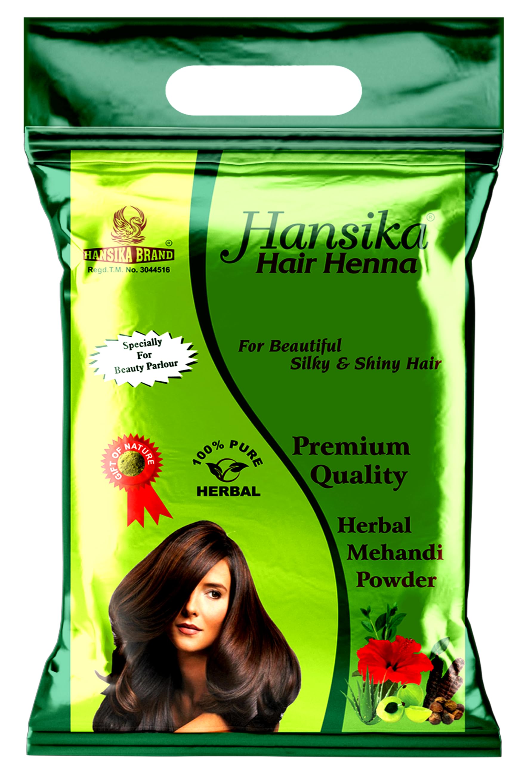 HANSIKA Hair Henna Powder, Natural Herbal Mehndi, Conditions & Strengthens Hair, Suitable for All Hair Types, Brown, 500 g (Pack of 1)-image-17