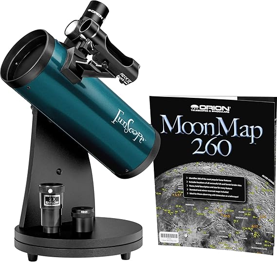 FunScope 76mm TableTop Reflector Telescope For Kids