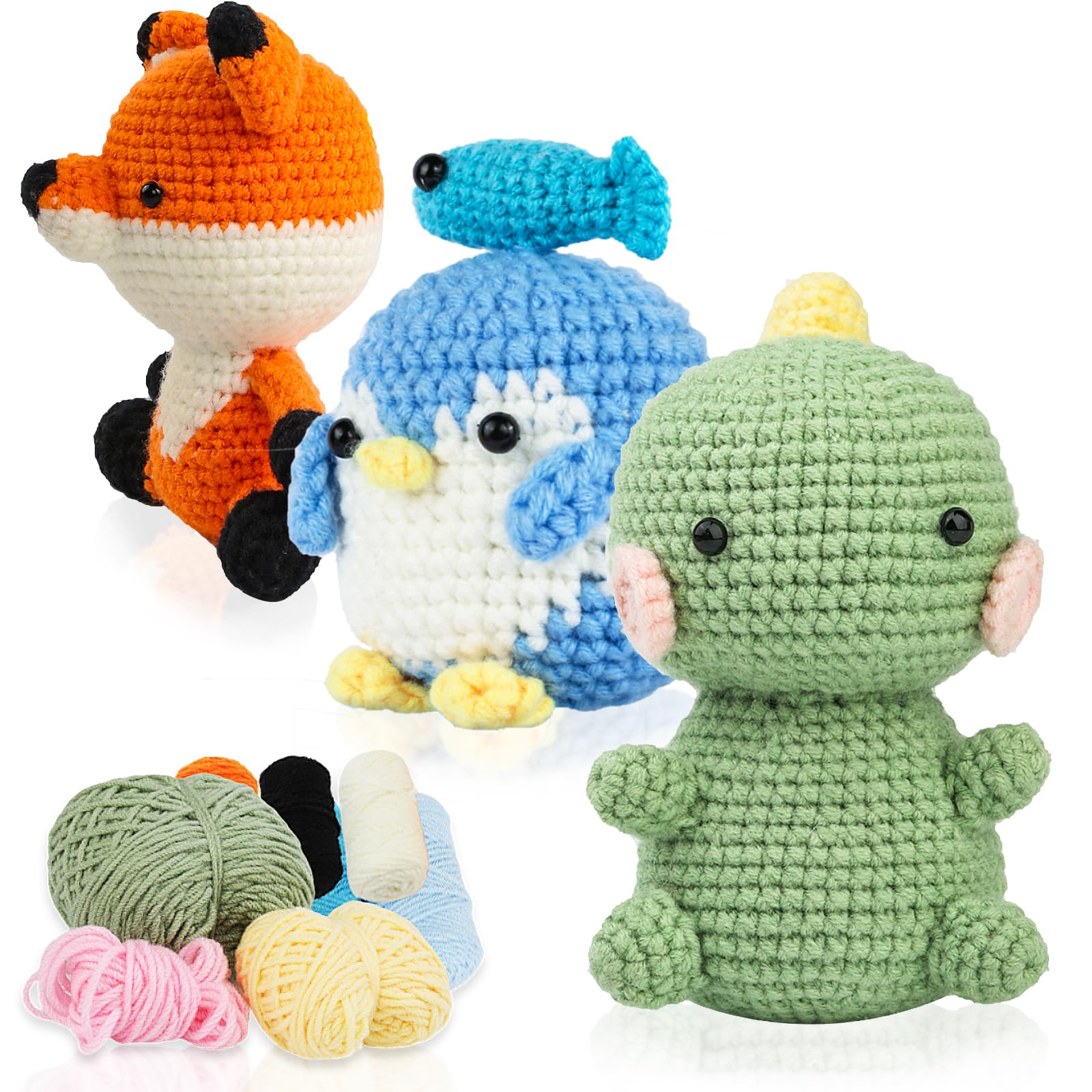 Kit Crochet Principiantes Kit De Ganchillo Para Principiantes De