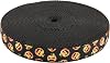 Country Brook Design - Happy Jack on Black Nylon Webbing