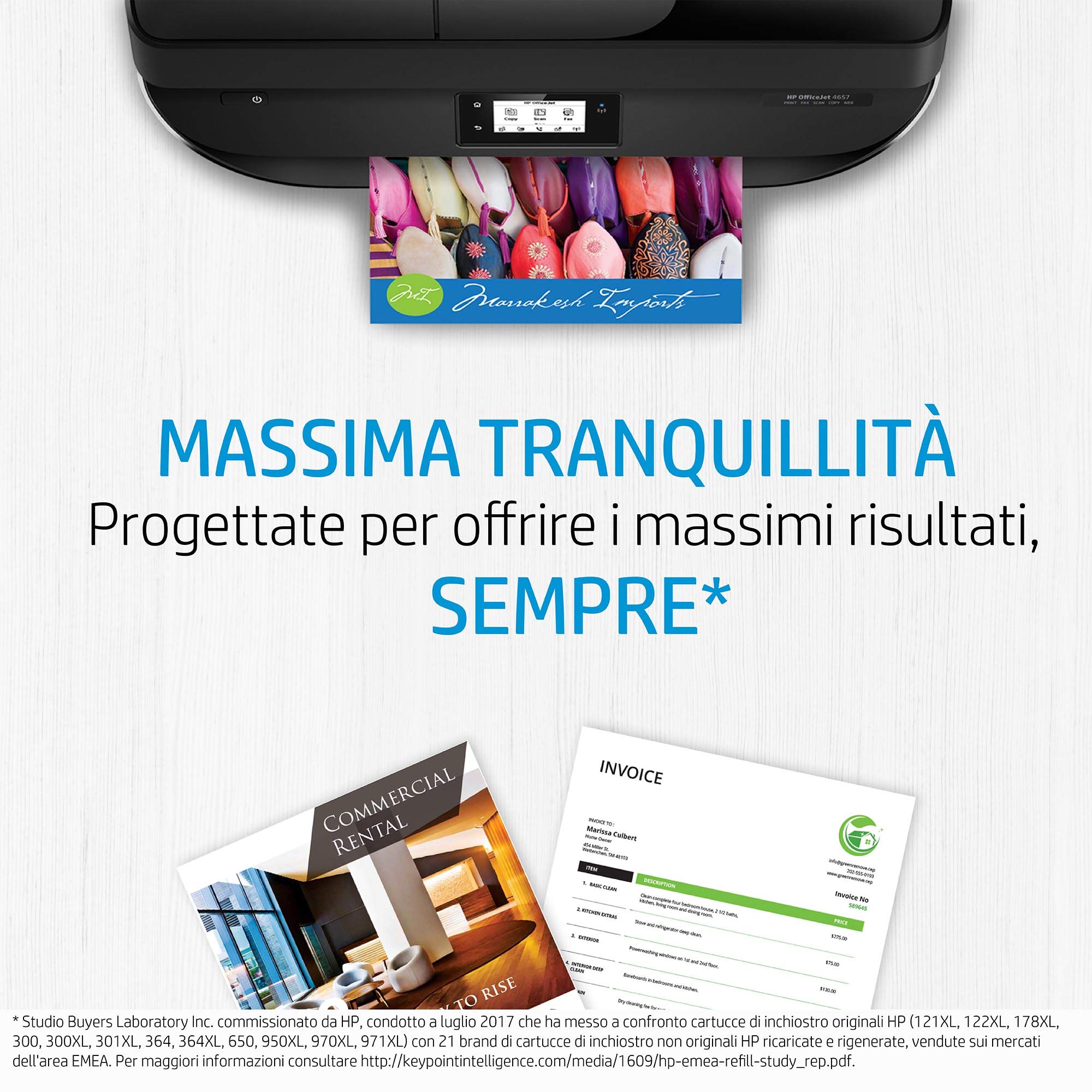 HP 364 Nero, Ciano, Giallo, Magenta, 4 Cartucce Inchiostro Originali | Compatibile con Photosmart 5510, 5515, 6510, 7510, HP OfficeJet 4620, 250 K / 300 C/M/Y pagine (N9J73AE)