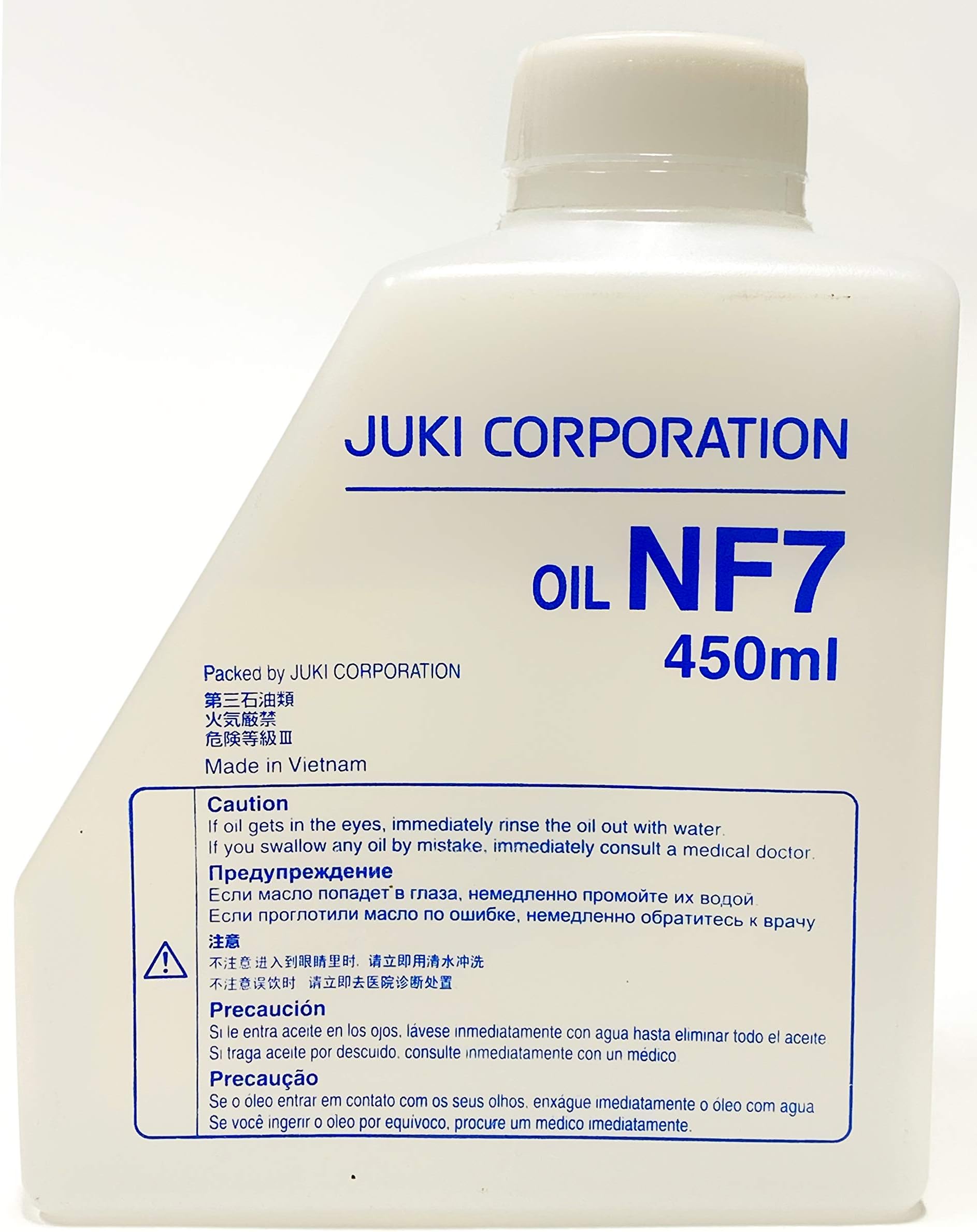 Juki NF7 Genuine Sewing Machine Oil #7-450 ml