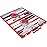 Premium Backgammon 15 Inches Medium Red - Backgammon Sets for Adults and Kids - Leatherette Back Gammon Board Game Set - Travel Backgammon Set Board Encased with Accessories
