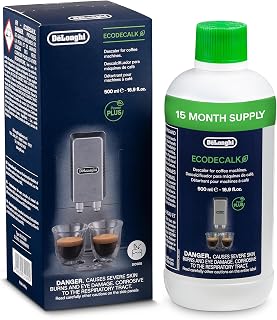 De'Longhi EcoDecalk Descaler, 500ml - Eco-Friendly Limescale Remover for Co