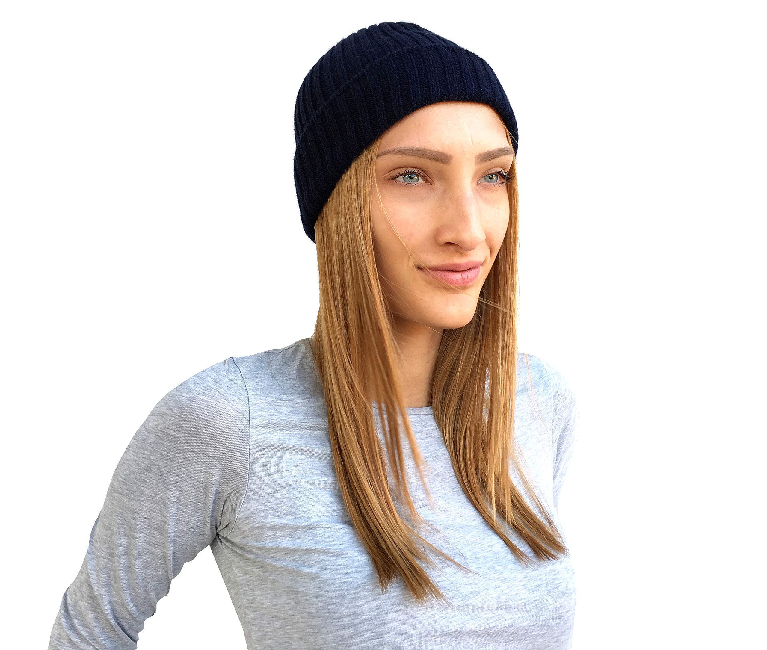 Berretto Donna Invernale Cashmere 100% Beige