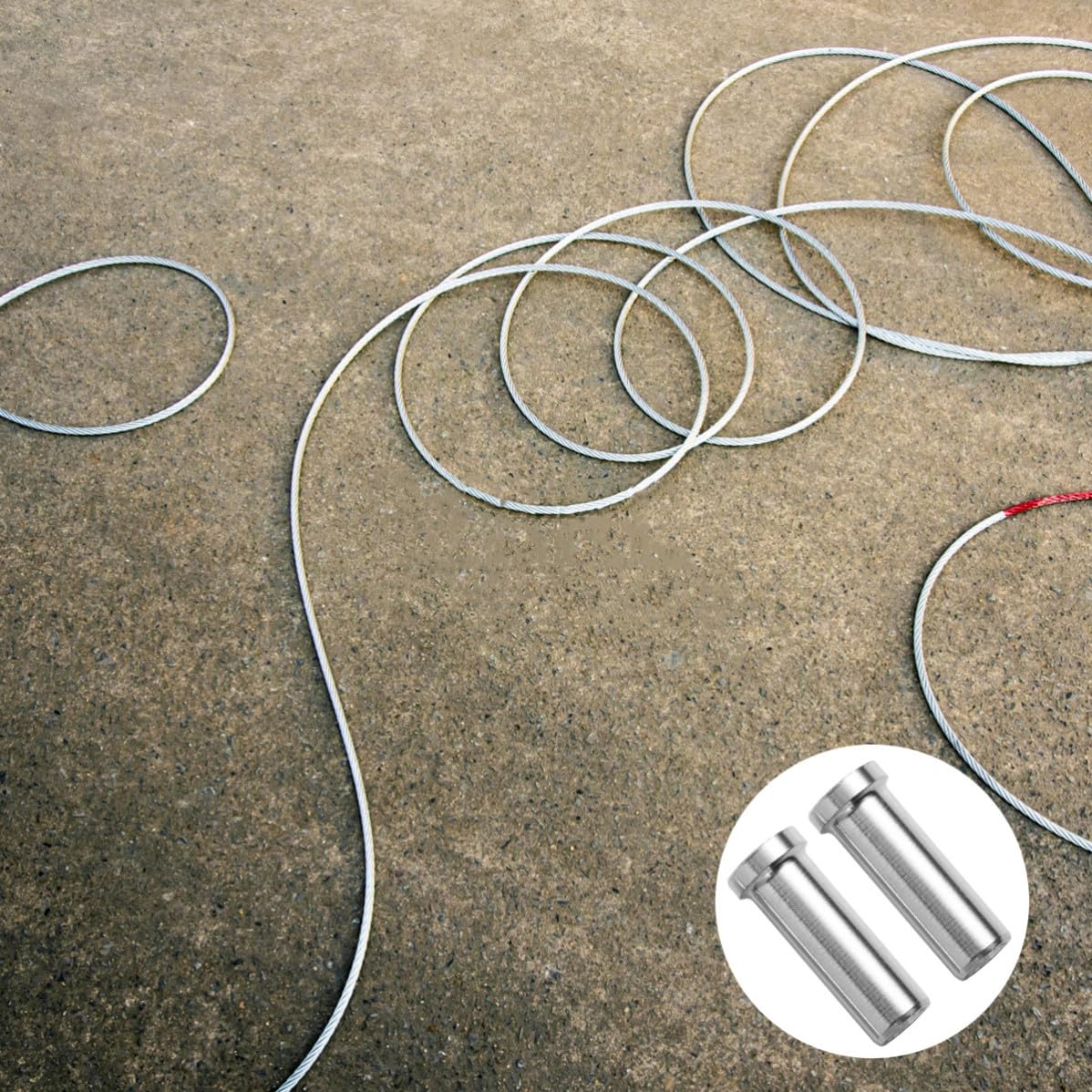 66 Pièces Gaine de Protection pour Câble de 1/8 Pouce