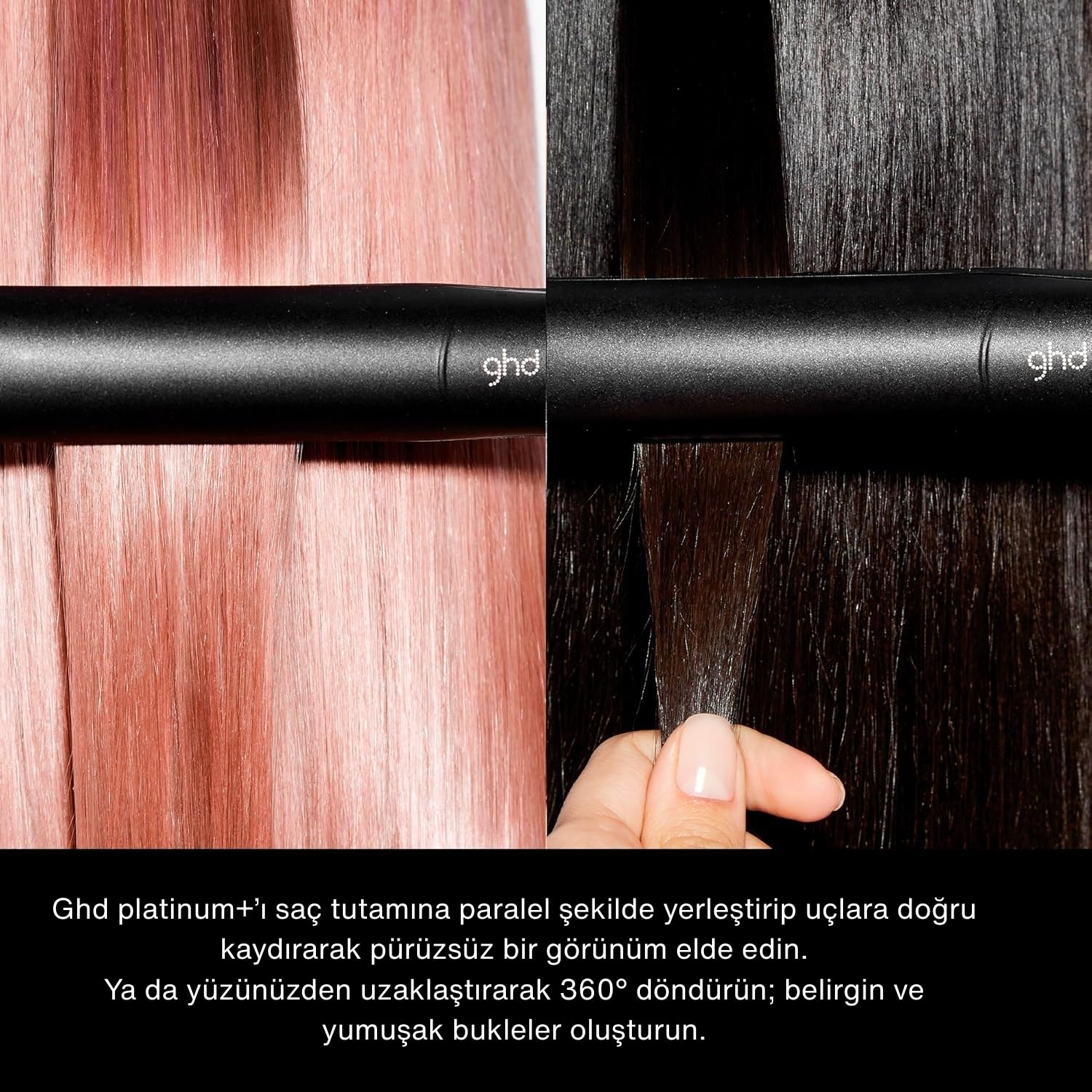 Ghd Platinum+ Saç Düzleştirici ve Profesyönel Şekillendirici, Siyah