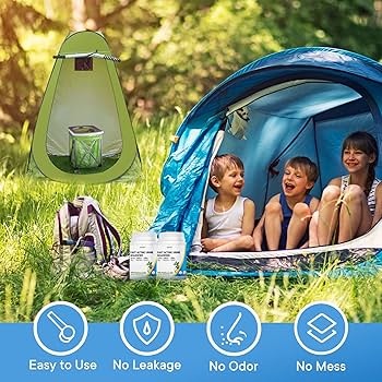 50 Portable Toilet Coagulant, Travel Urine Absorbent Gel, Portable