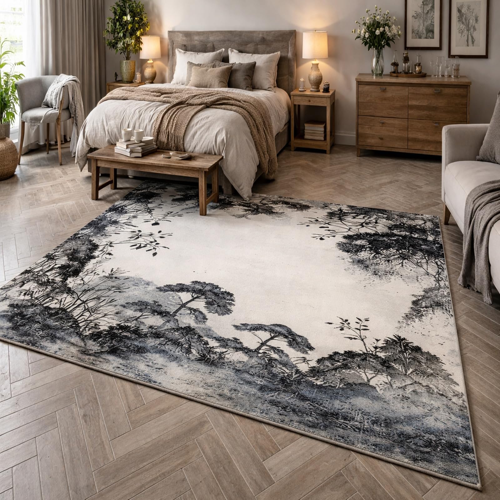 Tapis antidérapant 120x180cm lavable pour protéger le sol de votre cuisine et salle à manger