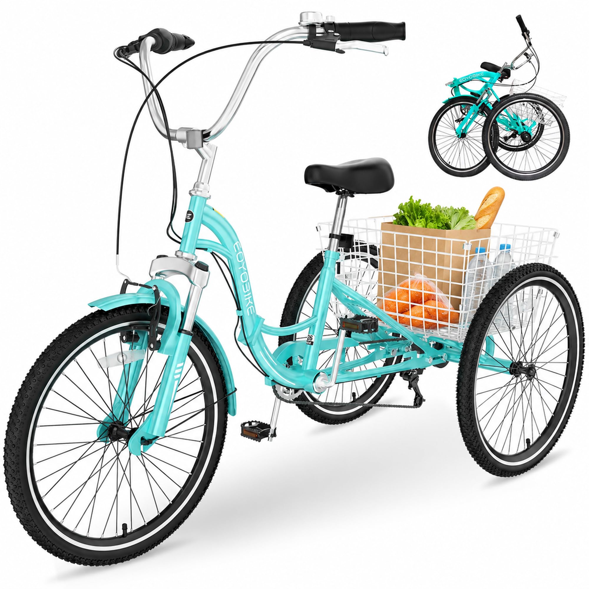 Slsy Adult Folding Tricycle