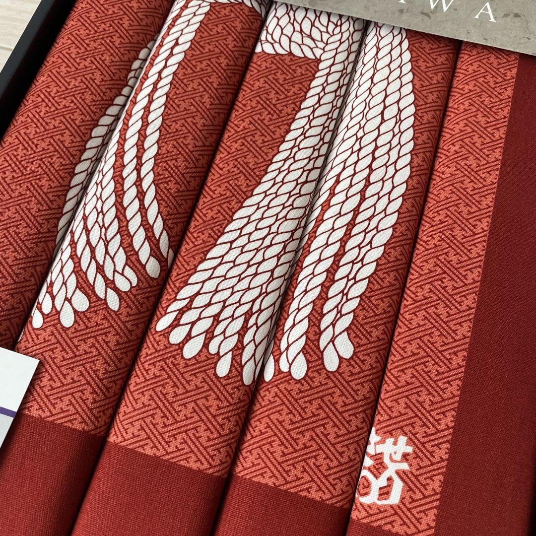 Amazon｜人間国宝 芹沢銈介模様 芹沢座布団カバー 縄のれん文 赤 5枚組