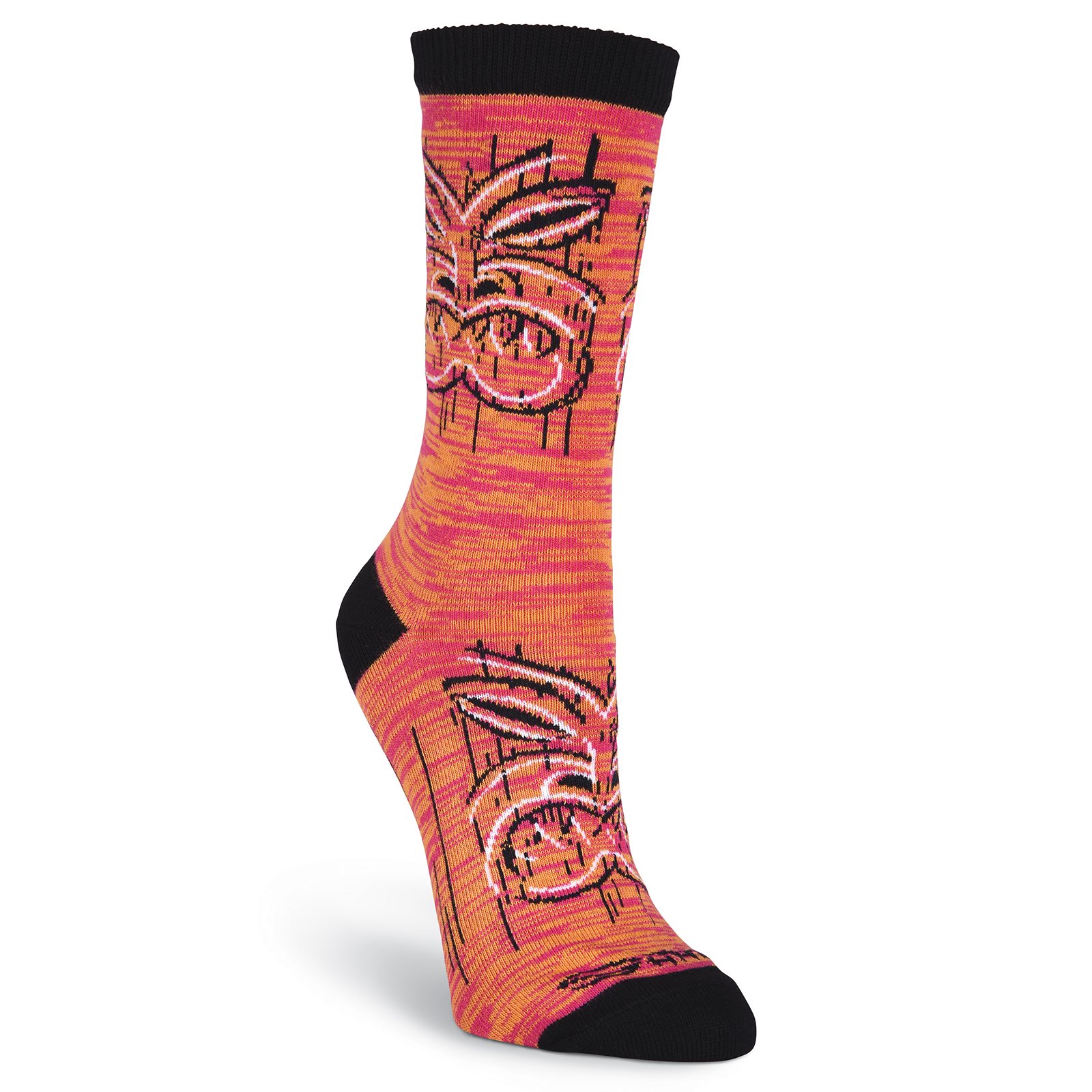 K Bell SGWF17H001-01 Shag Novelty Crew Socks, Multi-Colour