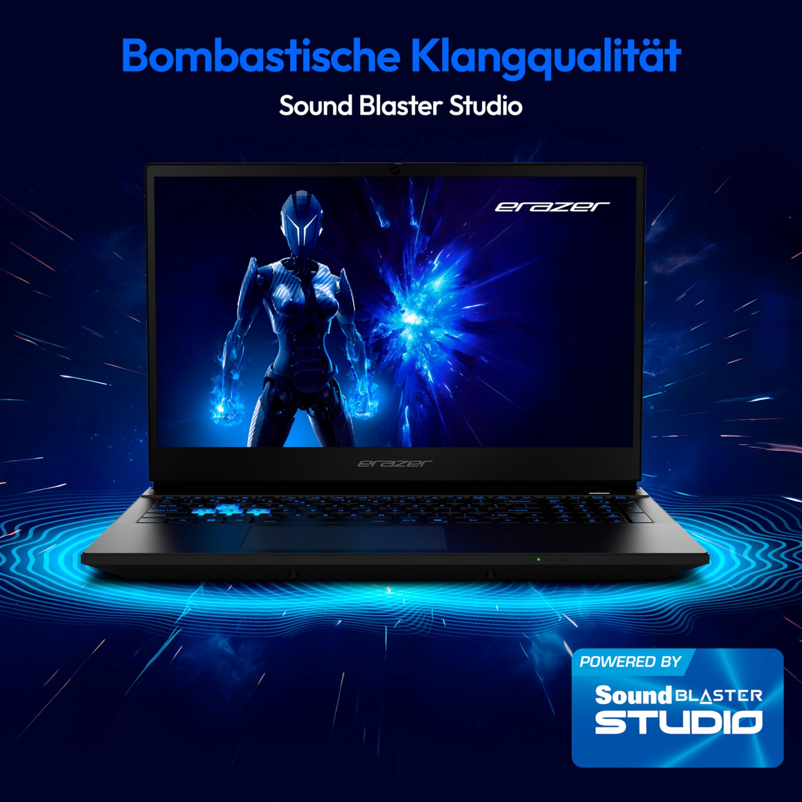ERAZER Deputy 15 P1 39,6 cm (15,6" Zoll 144Hz) Full HD Gaming Laptop (Core 5 210H, GeForce RTX 5060 8GB GDDR7, 16GB DDR5 RAM, 1TB SSD, Windows 11 Home)