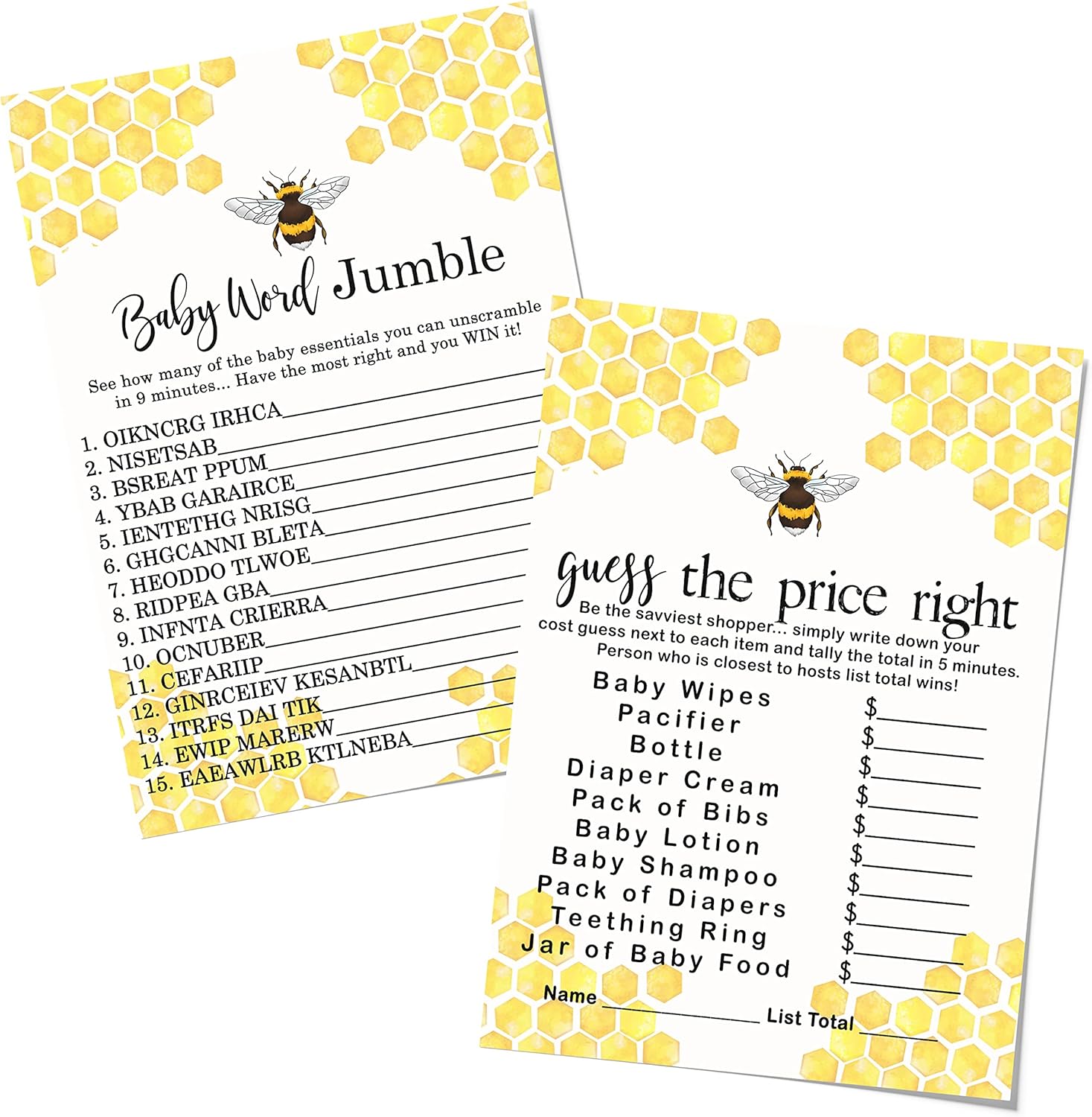 guess the baby name game