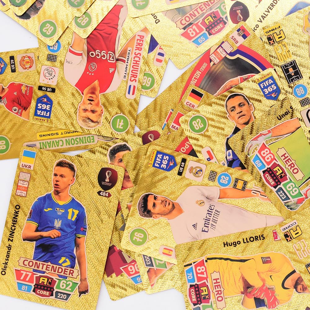 55 Cartes Football Stars - Collection Joueurs PVC - Échange Et Simulation - Pour Fans Et Ados