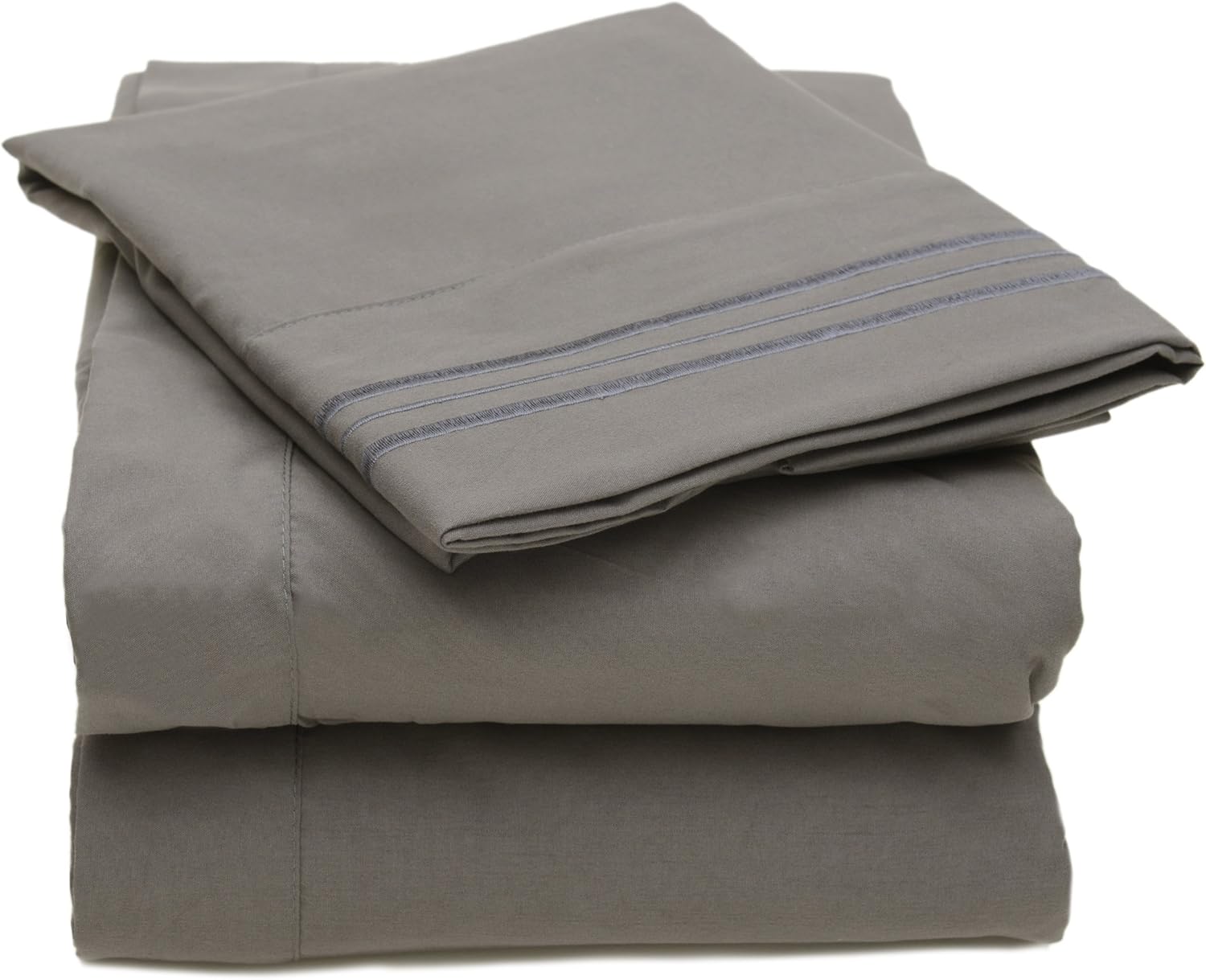 Sweet Home Collection 4 Piece 2000 12 Colors Collection Egyptian Quality Deep Pocket Bed Sheet Set, California King, White