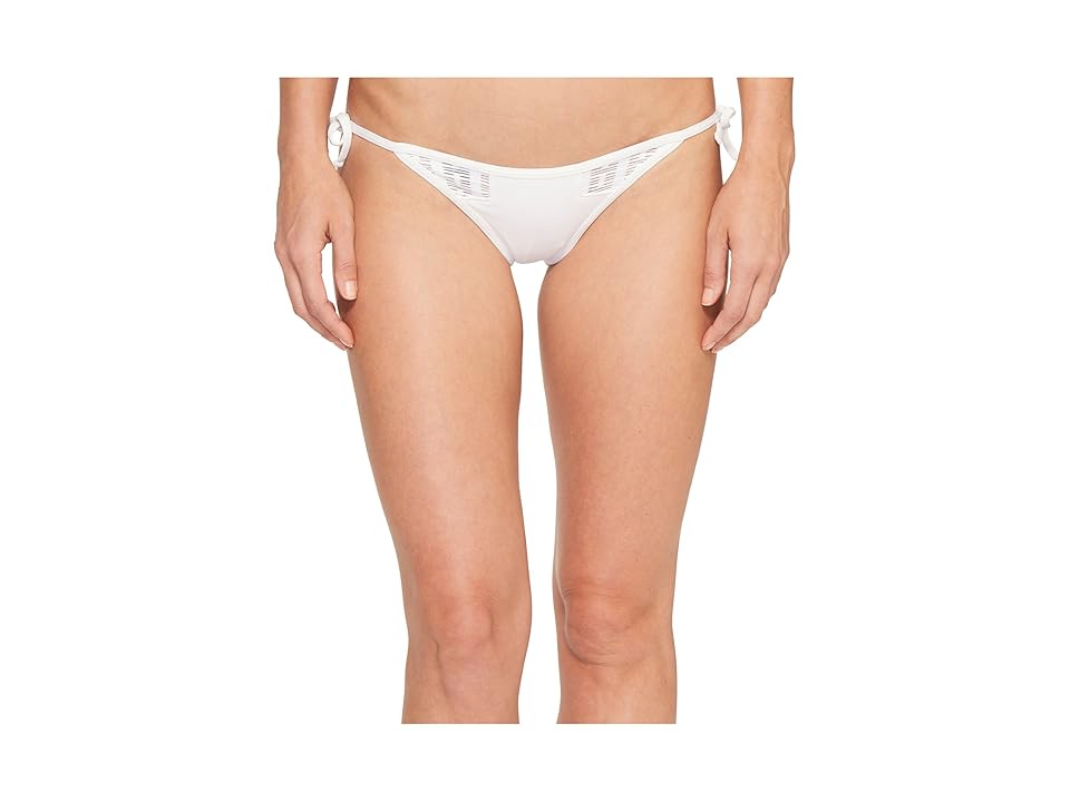 

Vitamin A Swimwear Riley Tie Side Bottom (White Symmetry Mesh) Women's Swimwear