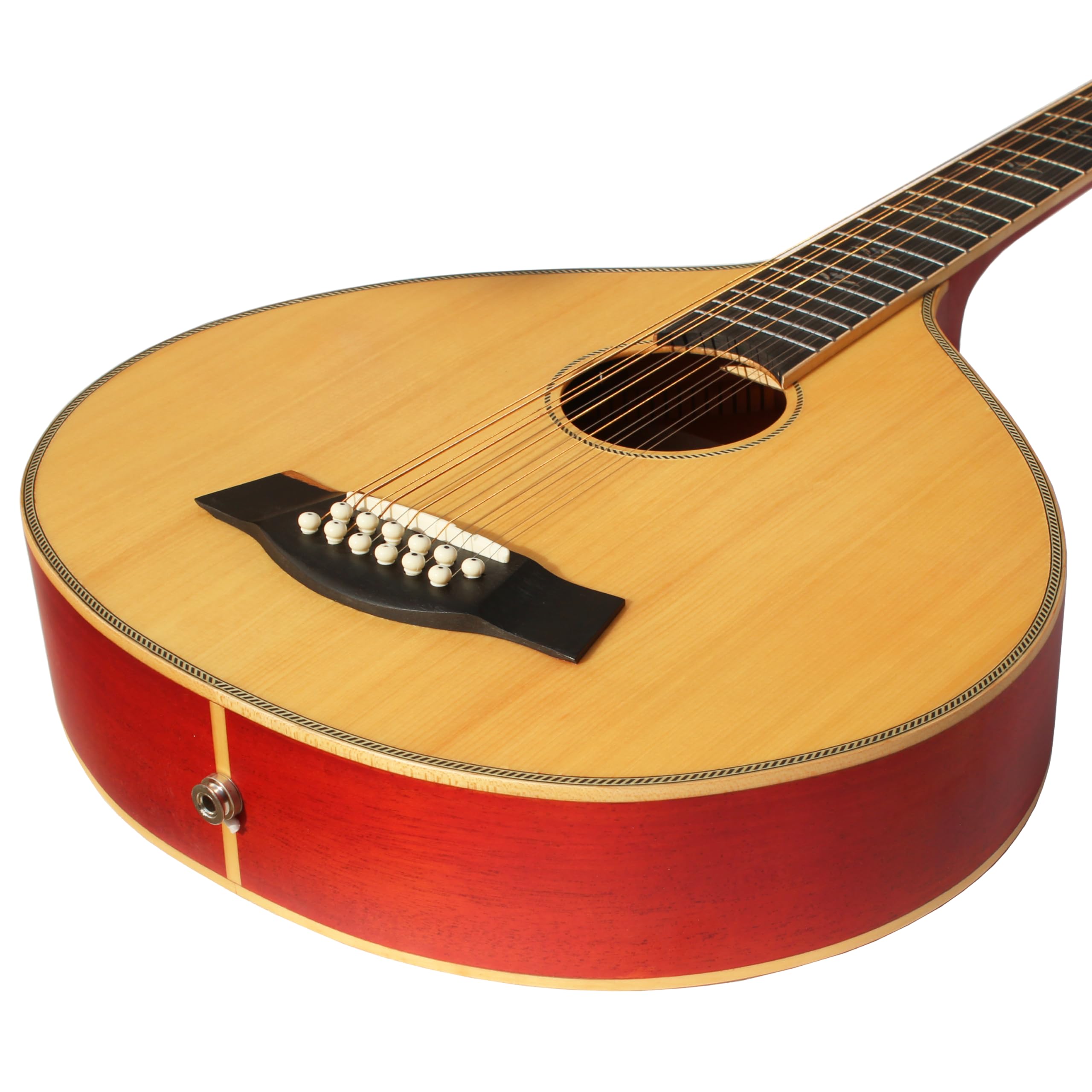Batking Bouzouki 12 Saiten Bouzouki Gitarre mit EQ (12 Saiten)