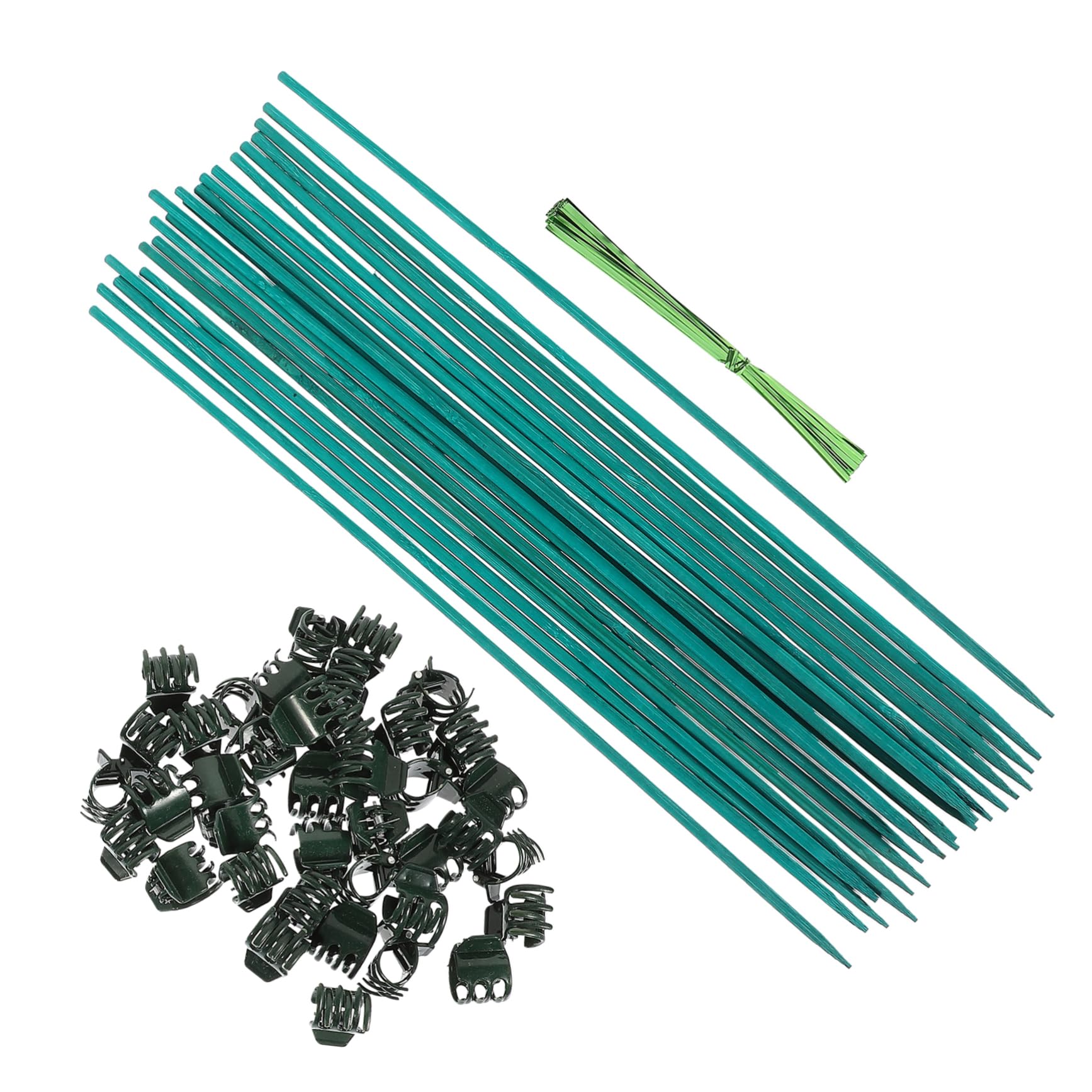 TOYANDONA Lot De 4 Tuteurs pour Plantes De Jardin Supports pour Plantes D'Intérieur Et D'Extérieur pour Compositions en Plastique