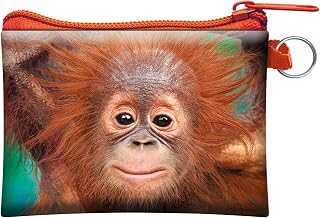 3D LiveLife Coin Purse - Baby Orangutan from Deluxebase. Lenticular 3D Monkey Purse. Cash, coin and card holder with secure zipper featuring artwork licensed from renowned artist David Penfound