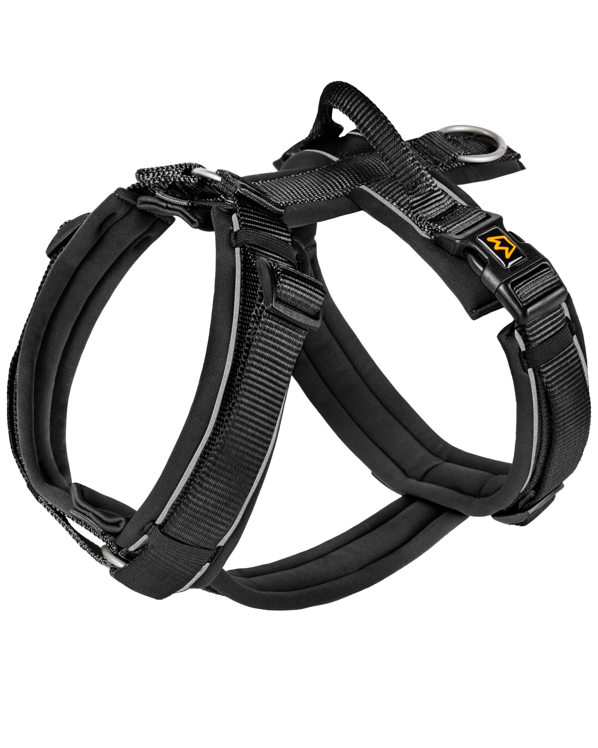 Rudelkönig Paola Dog Harness - Reflective Chest Harness with Handle - Adjustable Harness for Small and Medium Dogs