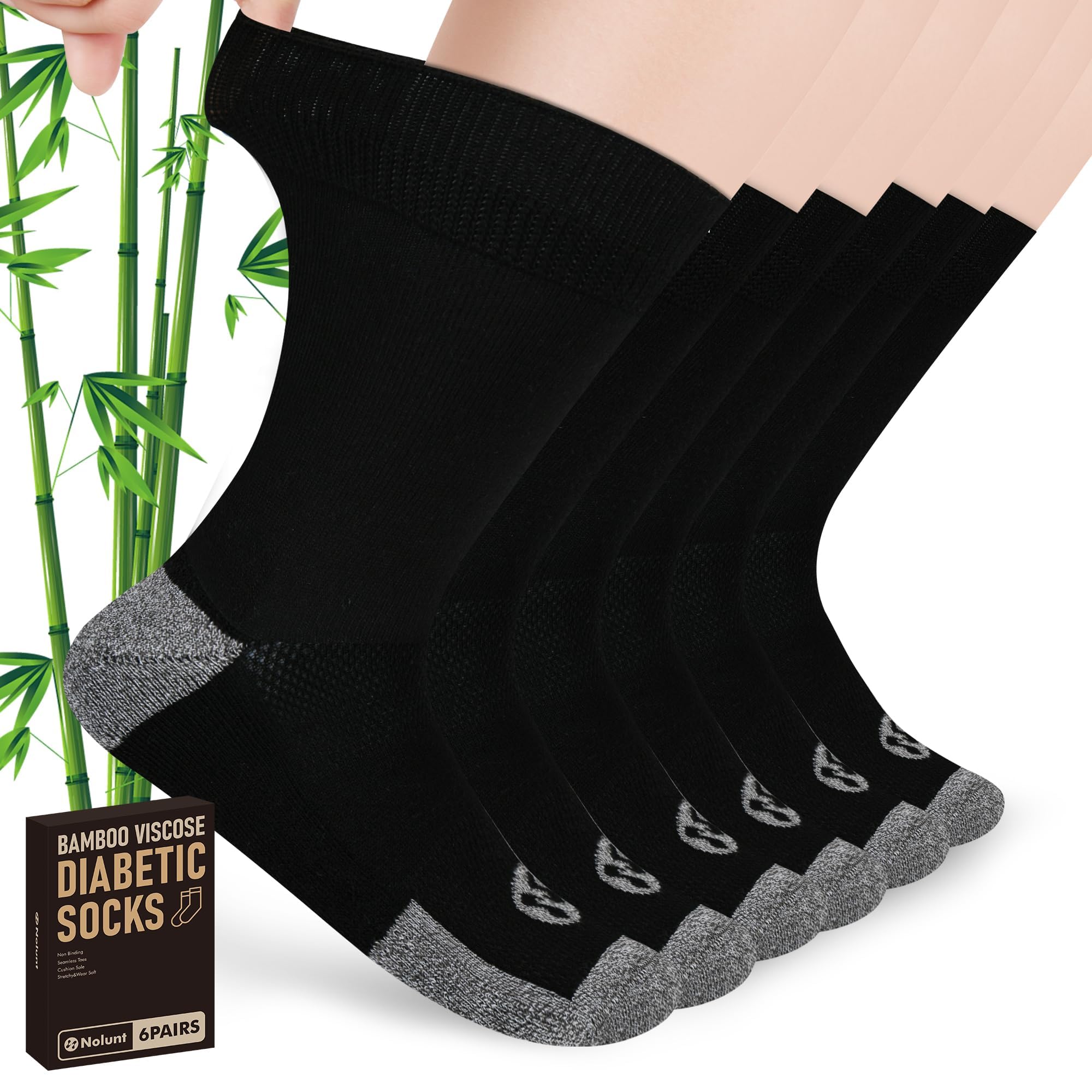 NOLUNT Diabetic Socks - diabetes care | Mubboo