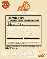 Vista 7 de Dang Chips de arroz tailandés Original Paquete de 12 Hojuelas de arroz veganas, sin gluten, sin OMG, aperitivos saludables hechos