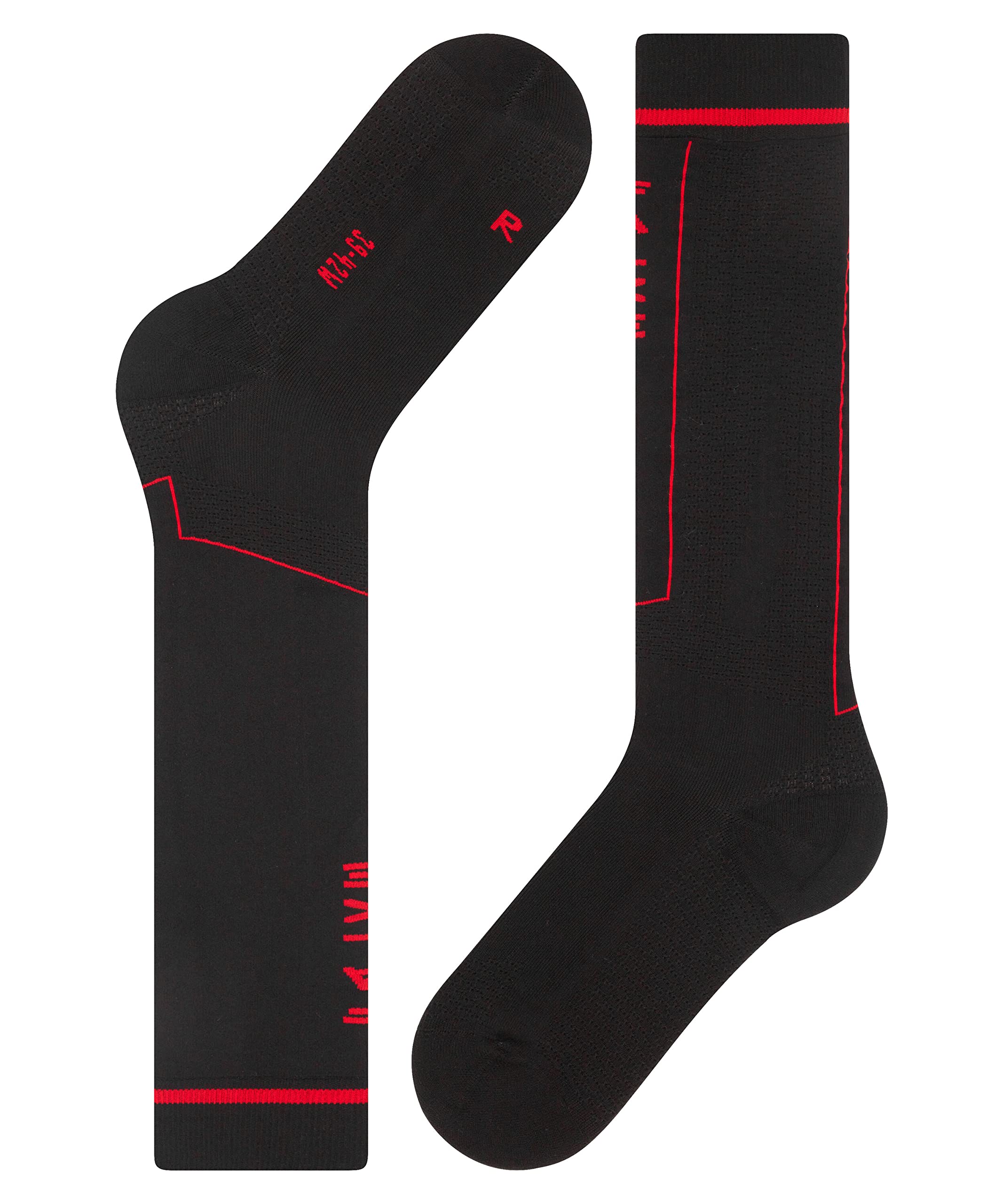 FALKE Damen Impulse Running Laufsocken mit Kompression für bessere Durchblutung gegen Muskelermüdung kühlend lang antiblasen vegan schnelltrocknendes atmungsaktives Funktionsmaterial 1 Paar