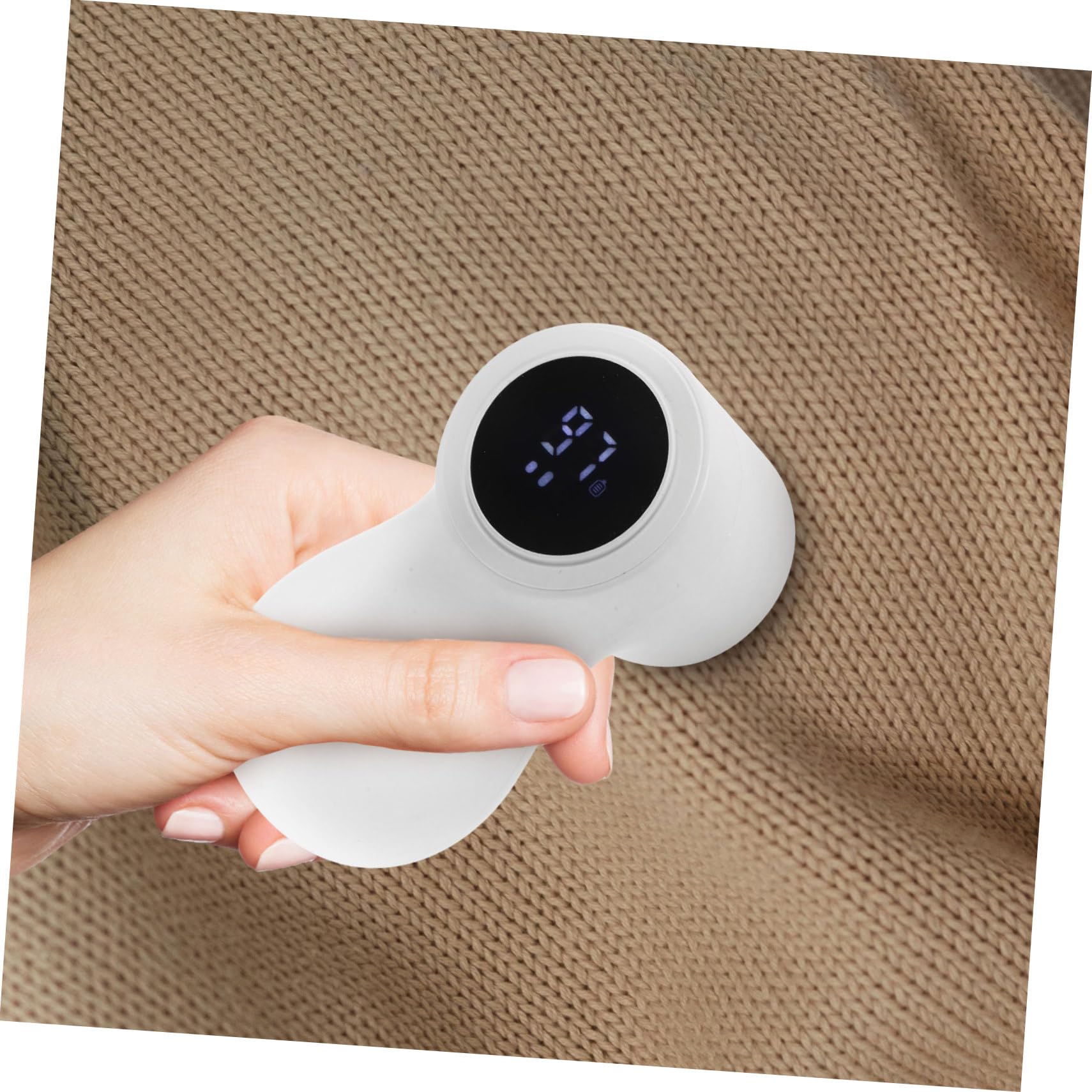 Quitapelusas Eléctrico Recargable para Ropa y Sofá Batería de 800mah, Diseño Portátil de Abs y Acero Inoxidable para Eliminar Bolitas y Pelusas Fácilmente