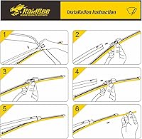 Vista 8 de Escobillas limpiaparabrisas OEM, juego de 3 escobillas limpiaparabrisas silenciosas de repuesto para automóviles para VW Volkswagen 2015-2020