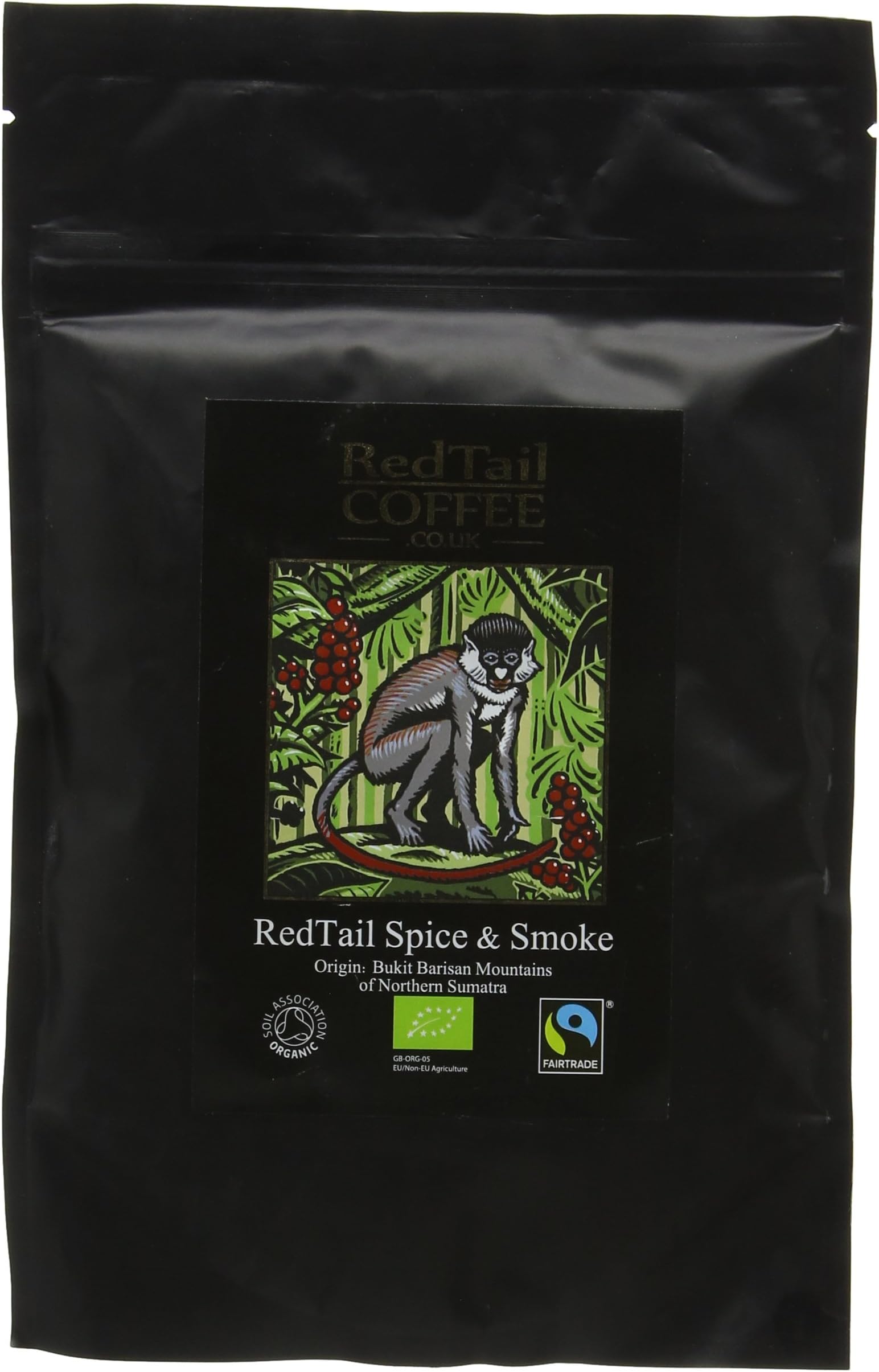 RedTail Coffee Spice and Smoke Espresso Ground Coffee, 250 g