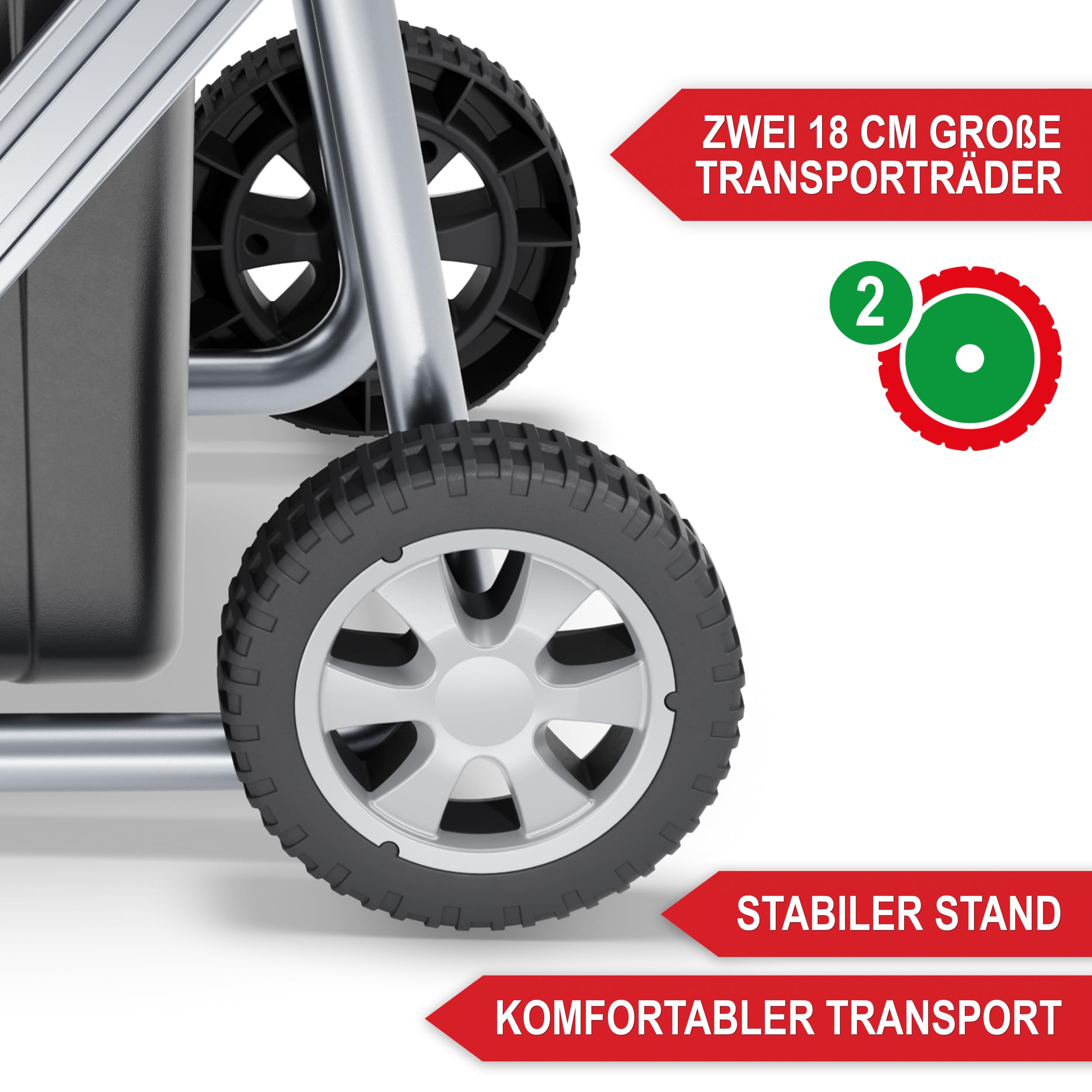 ONBEST Häcksler Garten – 2800 Watt Motor – 44 mm Schnittkapazität – 60 Liter Auffangbox – Selbsteinzug – Rücklauffunktion – inkl. Nachstopfer – Elektro Gartenhäcksler – Leisehäcksler für Holz