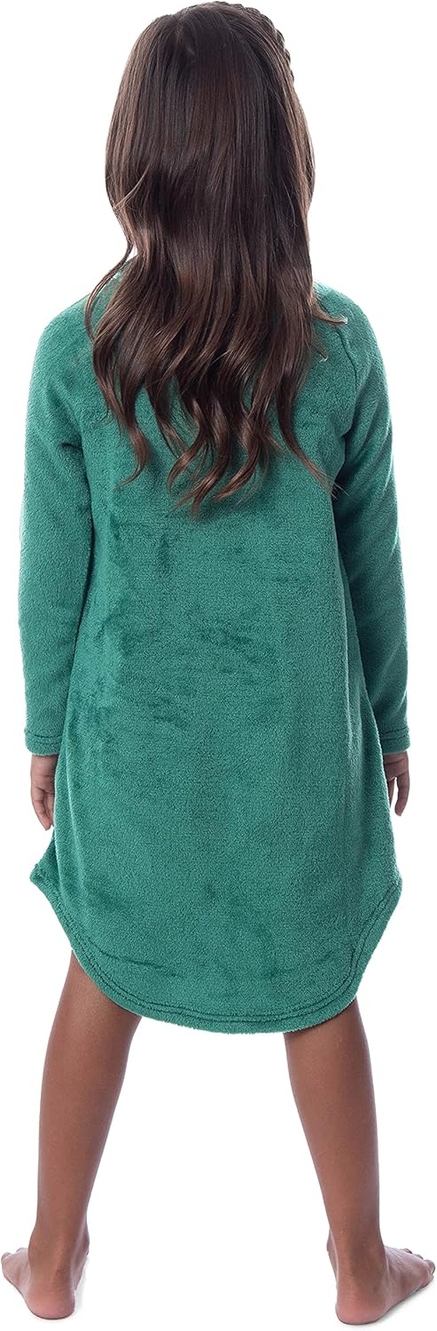 Harry Potter Girls' Hogwarts Crest Raglan Pajama Nightgown-All Houses - Image 2