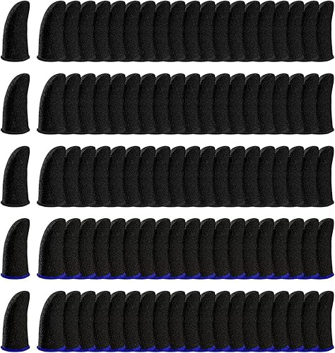 100 fundas de dedo para juegos, controlador de juegos móvil, antisudor, transpirable, sin costuras, para PUBG, League of Legend, Reglas de