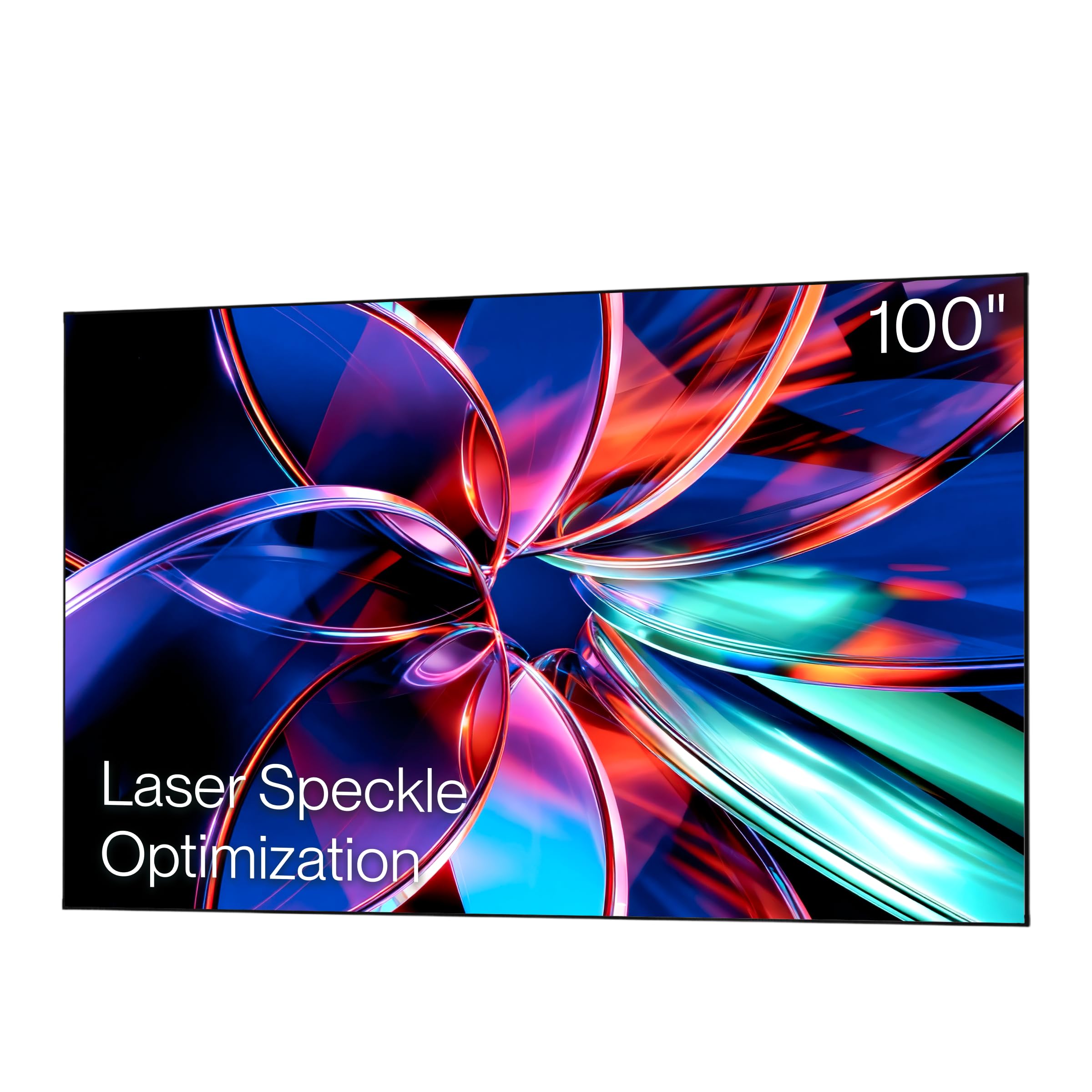 AWOL Valerion 100 Zoll Beamer Leinwand PureVision, Rahmenleinwand für Projektor, Anti-Speckle PET Mattweiß, 1,0 Gain, 170° Blickwinkel, 4K/8K UHD, für UST & Long-Throw Beamer
