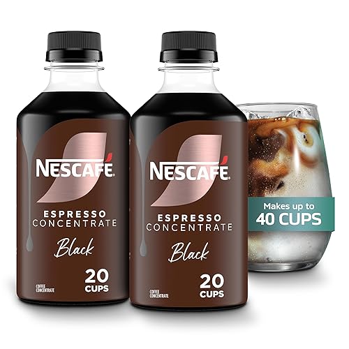 NESCAFÉ Espresso Concentrate Black, Instant Espresso Coffee Concentrate, Cold Brew
