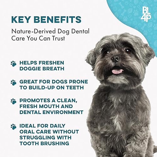 Miniatura 3 de BestLife4Pets Suplemento de cuidado dental de salud bucal para perros  Eliminador de sarro de placa control de estomatitis y gingivitis  Alivio