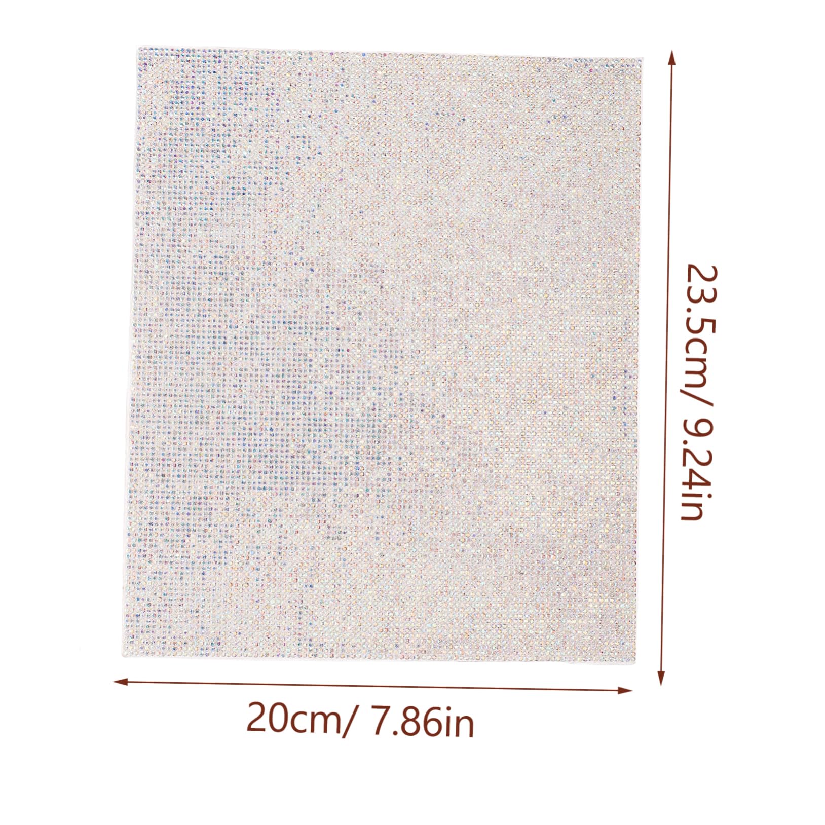 jojofuny 1Sheet Self Adhesive Rhinestone Strips for Crafts Bling Rhinestone Ribbon Non Fading Decorative Tape for Clothing DIY Art Projects and Accessories