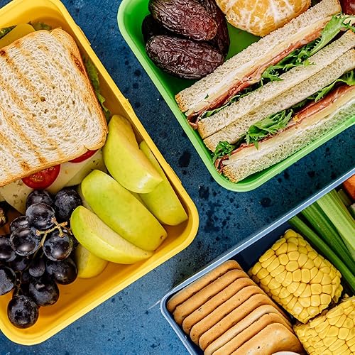 Miniatura 7 de PATIKIL Bolsa de almuerzo aislada, paquete de 2 loncheras térmicas a prueba de fugas, bolsa de mano para el trabajo, oficina, campamento, picnic,