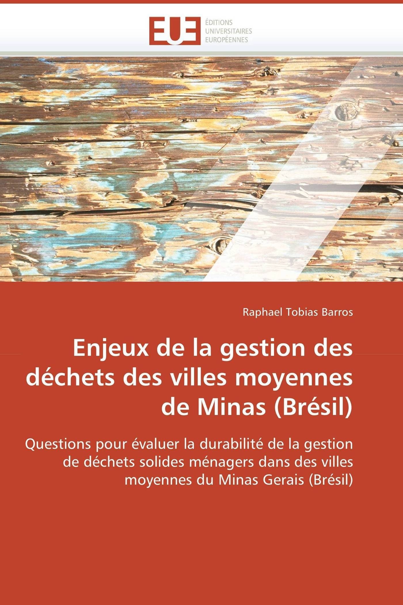 Enjeux de la gestion des déchets des villes moyennes de Minas (Brésil) (Omn.Univ.Europ.)