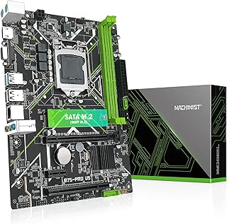 Intel LGA 1155 Motherboard, B75 Micro ATX Computer Motherboards for Desktop PC (Intel 2nd/3rd Gen, PCIe 2.0, SATA M.2, PCI, DDR3, SATA 6Gb/s, USB 3.0) for Core i3,i5,i7/Xeon E3 V2/Pentium