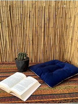 Bambu Çit, 1x5 m, Kahverengi, Kamış Hasır Bahçe Çiti