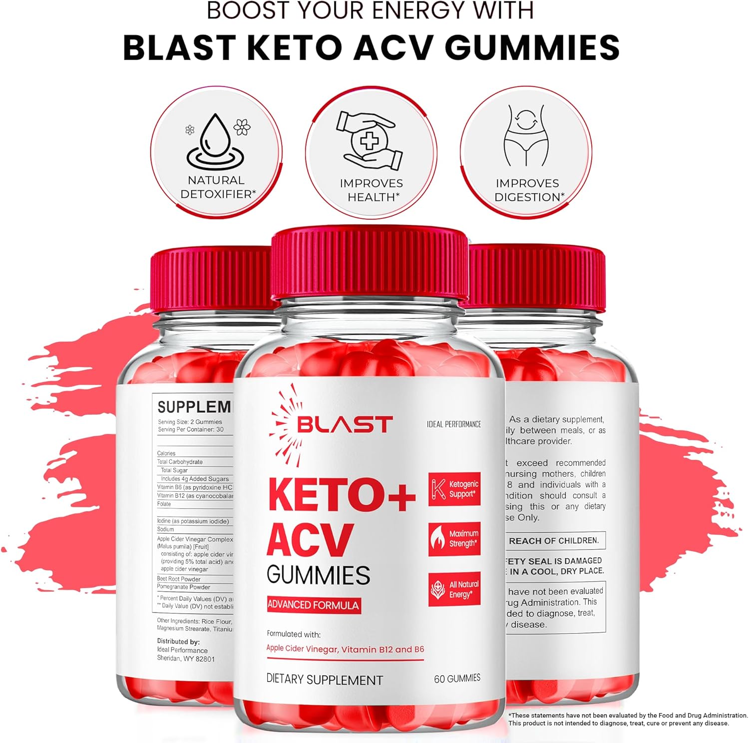 Blast Keto ACV Gummies, Keto Blast ACV Gummies, Blast Keto + ACV Gummys Supplement - Maximum Strength, All Natural Support Formula Keto+ACV, Official BlastKeto Premium Gummy Reviews (2 Pack)