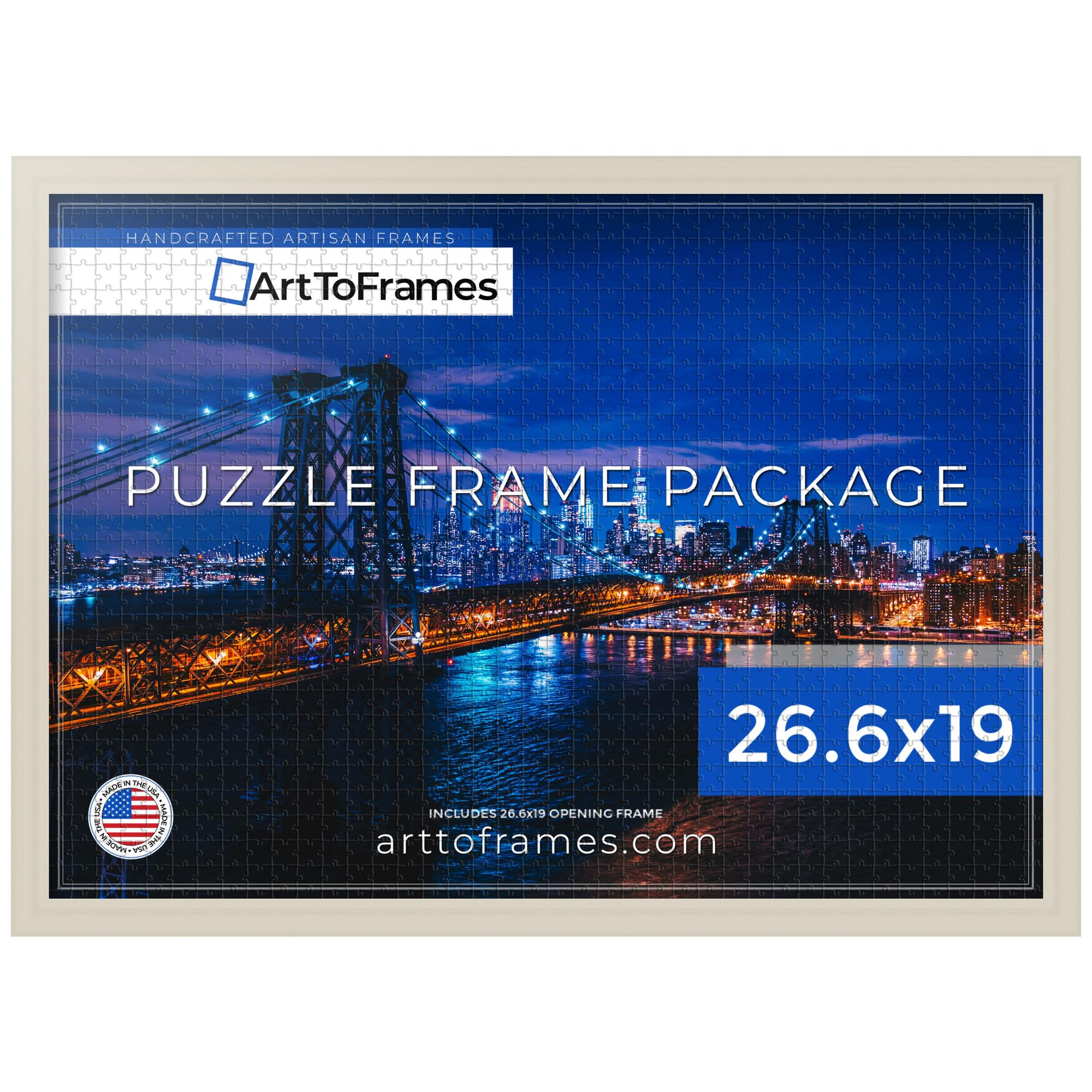 Amazon.com - ArtToFrames 26.6x19 INCH/68x48 CM White Frame for