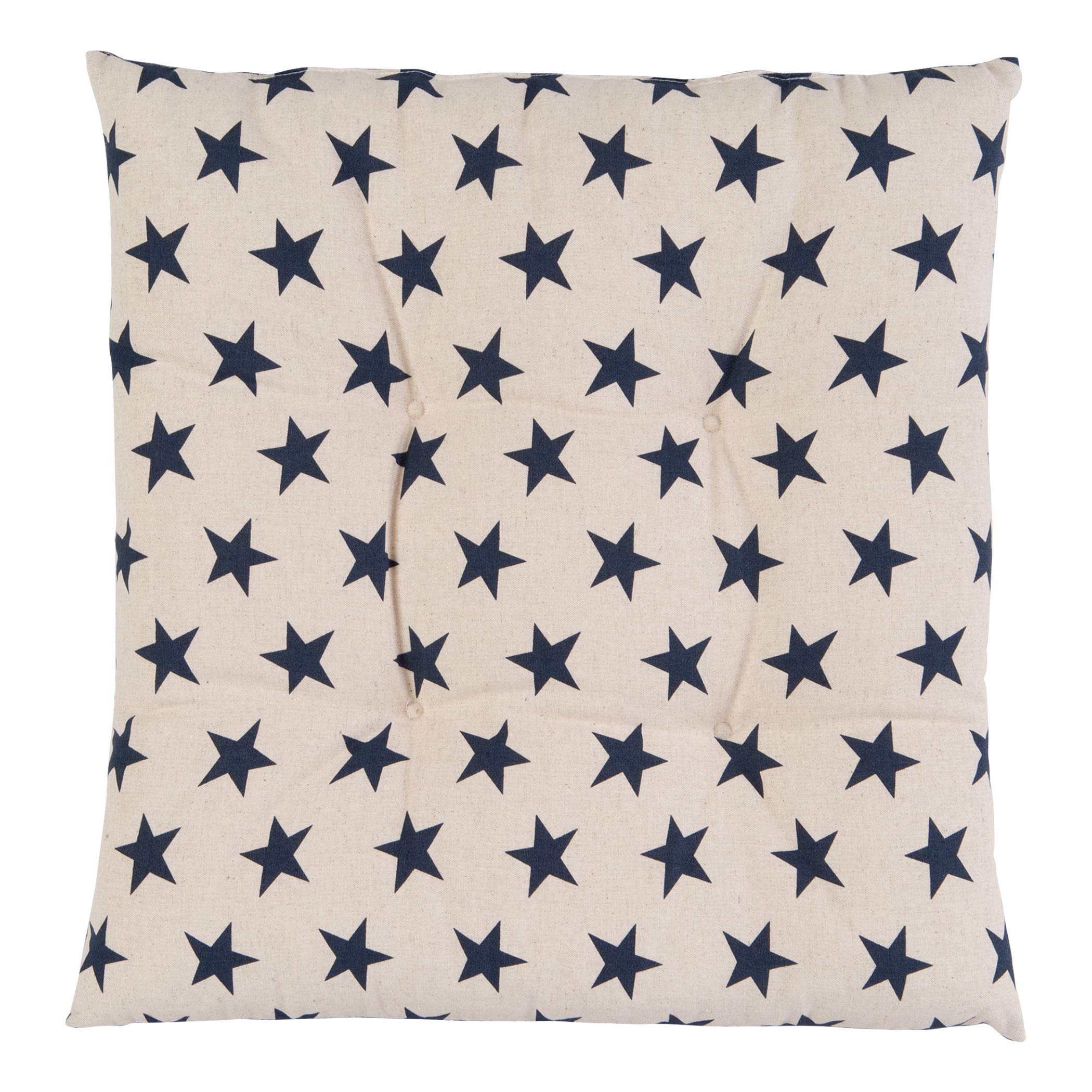 【オーダー品】　座布団カバー　ロボット　ネイビー　星　スター オーダー品】 座布団カバー ロボット ネイビー 星 スターの通販