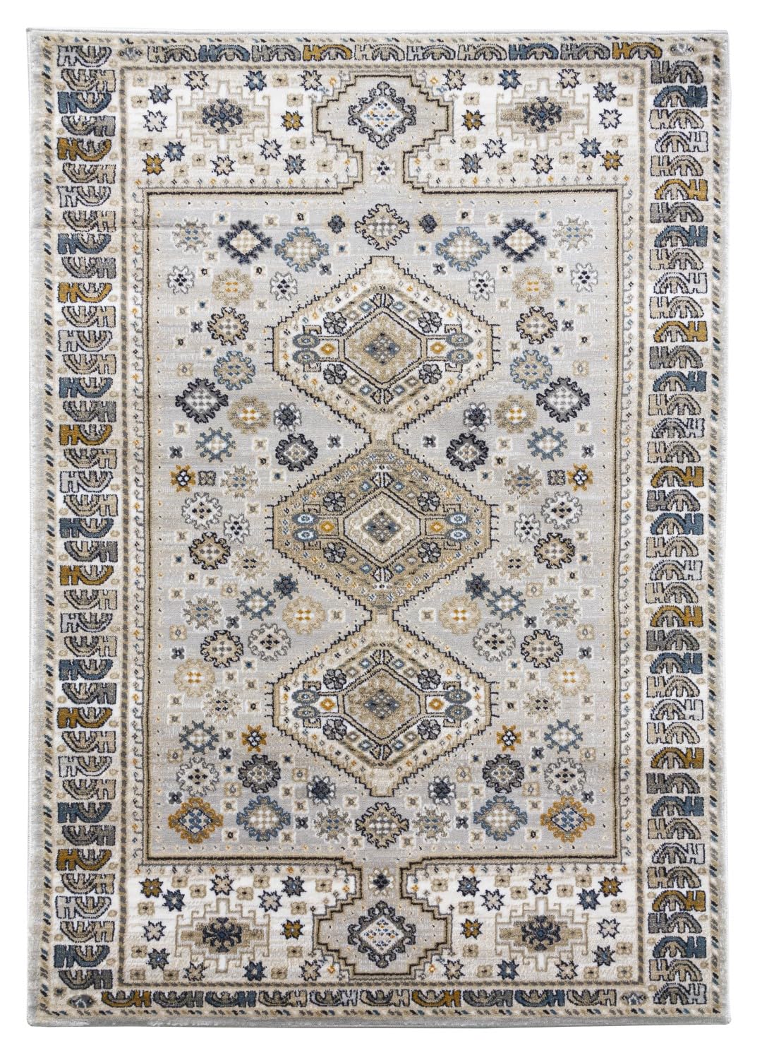 SrS Rugs® Impulse - Area Rug for Living Room, Bedroom, Hallway Runner Rug - Abstract Geometric Design - Provides Home with Comfort and Warmth (Katana Grey, 80cm x 150cm) — image 1