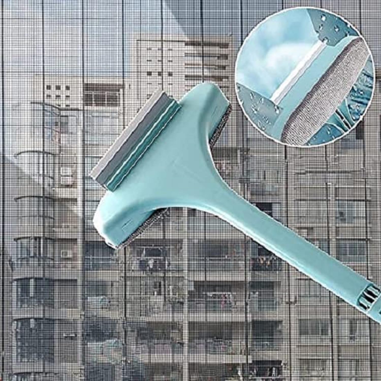 AMENDAS 2 in 1 Mesh Cleaner Brush Double Sided Glass Cleaning Wiper For Window Sliding Window Cleaning Brush For Dust Cleaning Mesh Cleaner With Extended Handle (B0CFLZV2MR) Amazon Price History, Amazon Price Tracker