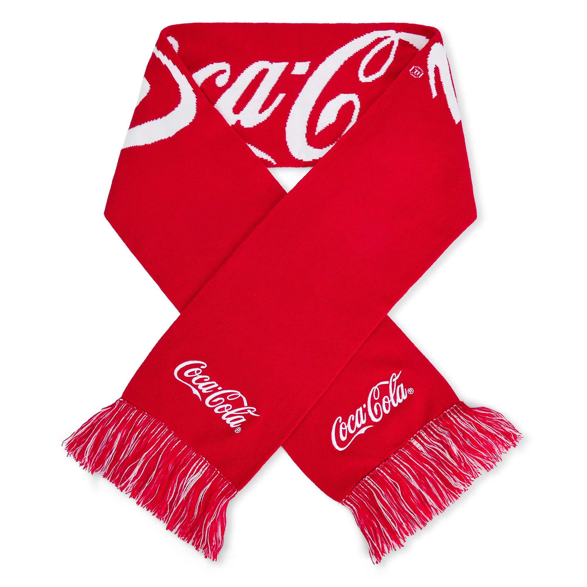Officially Licensed Coca-Cola Red Scarf - Coke Unisex for Male and Female, 150 cm - "Taste the Feeling!"